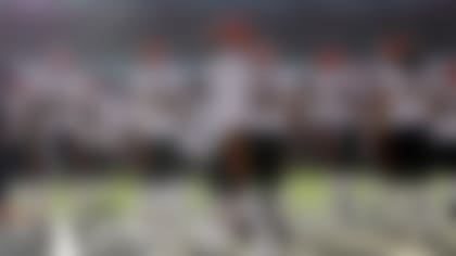 Cincinnati Bengals defensive end Cam Sample (96) walks on the sideline along with the defense during an NFL football game against the San Francisco 49ers, Sunday, Oct. 29, 2023, in Santa Clara, Calif. (AP Photo/Scot Tucker)