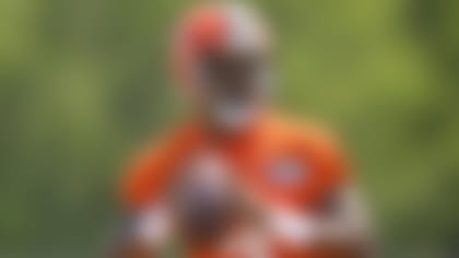 Cleveland Browns quarterback Deshaun Watson runs the offense during the NFL football team's training camp, Wednesday, Aug. 3, 2022, in Berea, Ohio. (AP Photo/David Richard)