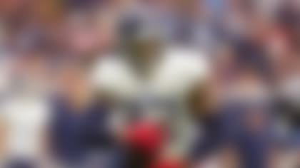 Tennessee Titans running back Derrick Henry plays against the Houston Texans in an NFL football game Sunday, Oct. 30, 2022, in Houston. (AP Photo/Eric Christian Smith)