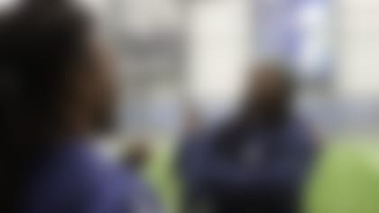 Lynch had an overall profound effect in his 19 days with the Seahawks last season, which ended with him imparting wisdom to the team's younger players. (Ted S. Warren/Associated Press)