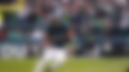 Philadelphia Eagles running back Kenneth Gainwell in action during the NFC Championship NFL football game on Sunday, Jan. 29, 2023, in Philadelphia. (AP Photo/Matt Rourke)