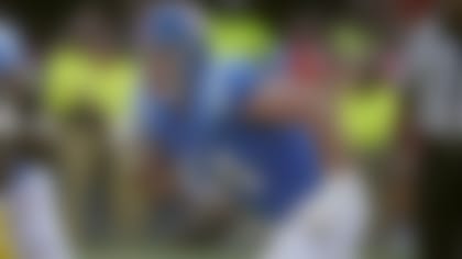 Mississippi offensive lineman Nick Broeker (64) runs up to block LSU defenders during the first half of an NCAA college football game in Oxford, Miss., Saturday, Oct. 23, 2021. Mississippi won 31-17. (AP Photo/Rogelio V. Solis)