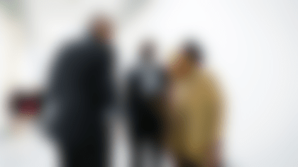 An image from the Sept. 17, 2018 Play 60 event at the Houston Methodist Training Center in Houston, Texas.  Texans rookies and police officers participated in football activities with local kids.