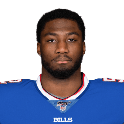 Buffalo Bills' Corey Thompson (52) during the first half of an NFL  preseason football game against the Indianapolis Colts, Thursday, Aug. 8,  2019, in Orchard Park, N.Y. (AP Photo/David Dermer Stock Photo - Alamy