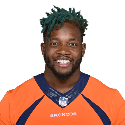 Melvin Gordon, Broncos RB, at practice two days after arrest