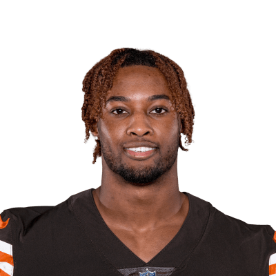 Denzel Ward Cleveland Browns Game-Used #21 White Jersey vs. Kansas