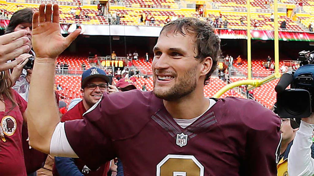 Kirk Cousins' jersey from epic comeback win added to Hall of Fame