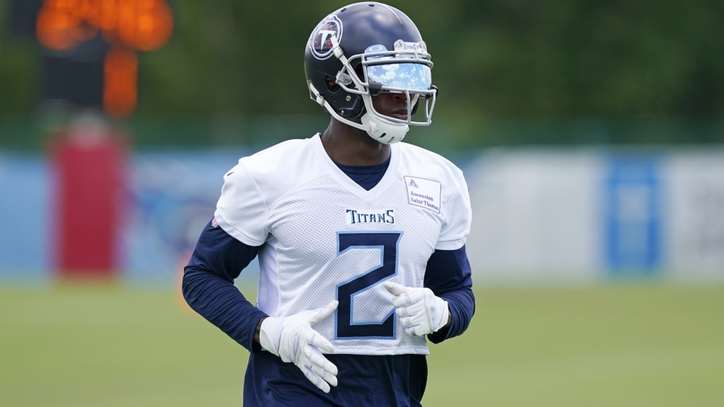 Tennessee Titans' Julio Jones makes sick catch off defender's helmet