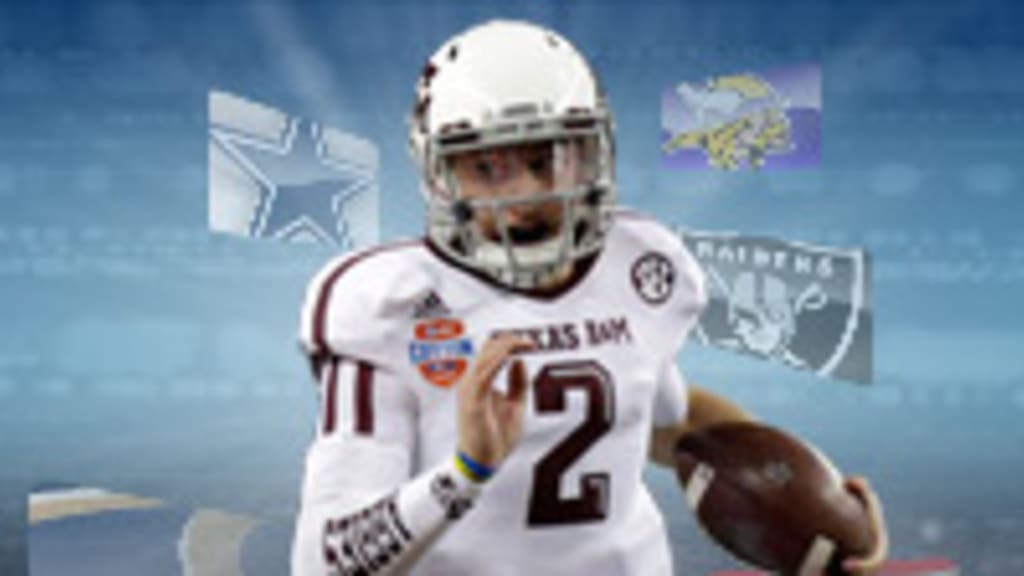 Vikings, Buccaneers front-runners to draft Johnny Manziel