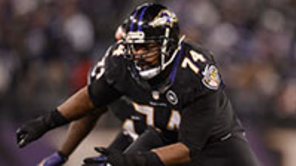 Michael Oher, Baltimore Ravens' offensive line find the right look