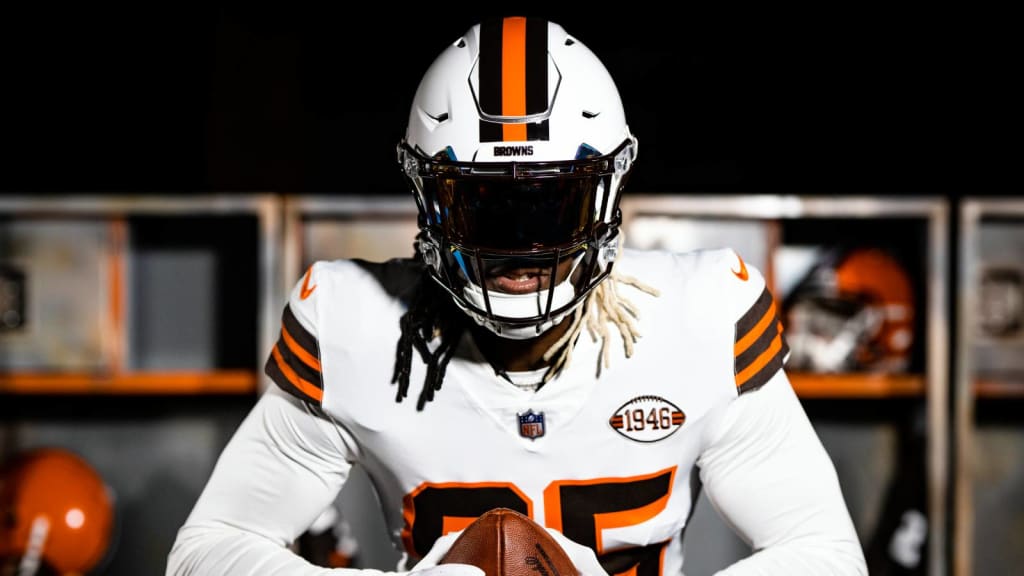 cleveland browns white facemask
