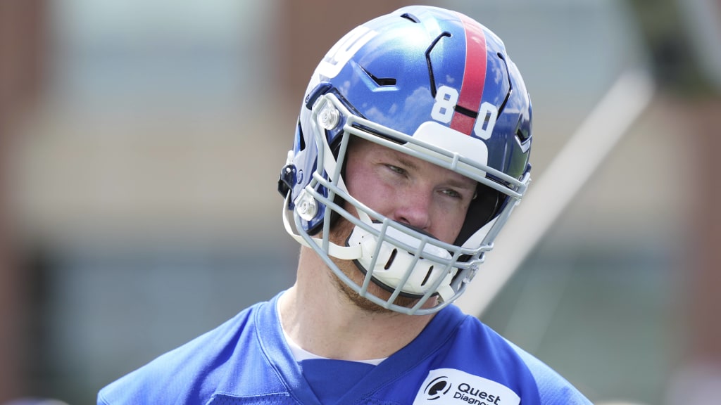 New York Giants' Kyle Rudolph has been assigned jersey No. 80