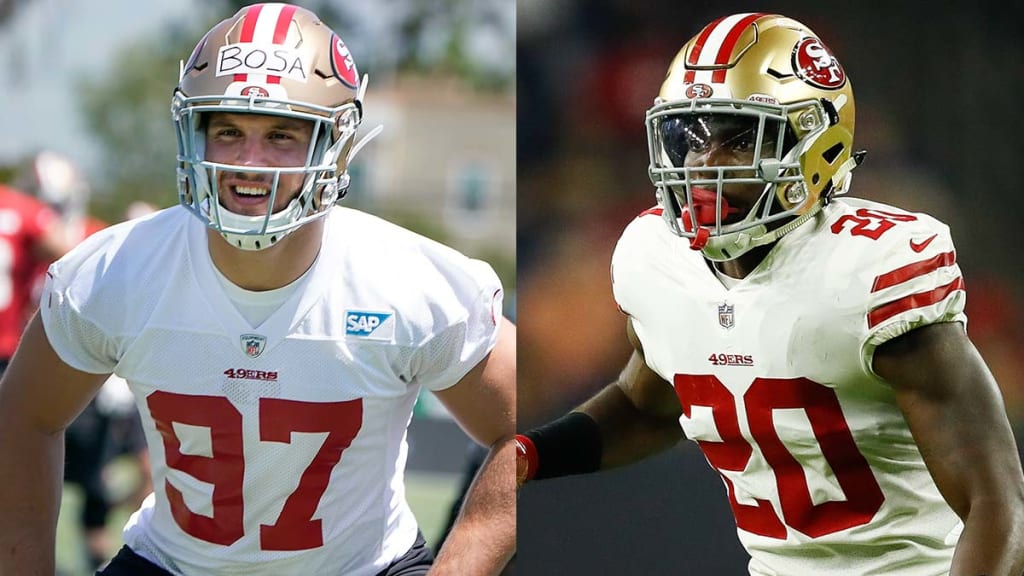 Report: Nick Bosa has grade 1 hamstring strain; Jimmie Ward has