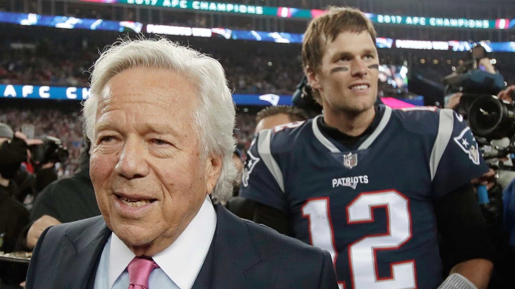 Robert Kraft wants Tom Brady to retire as member of Patriots: 'He always  has been and always will be a Patriot'