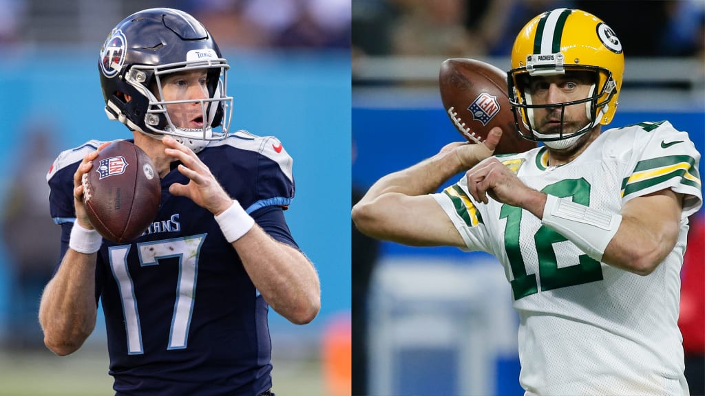 Green Bay Packers vs. Tennessee Titans. Fans support on NFL Game