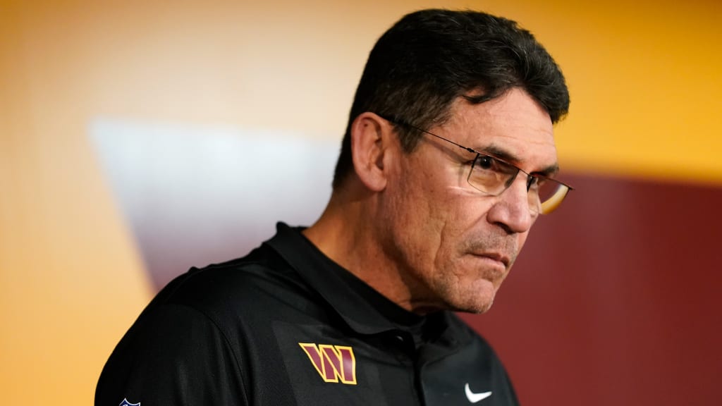 Washington Commanders head coach Ron Rivera against the Denver