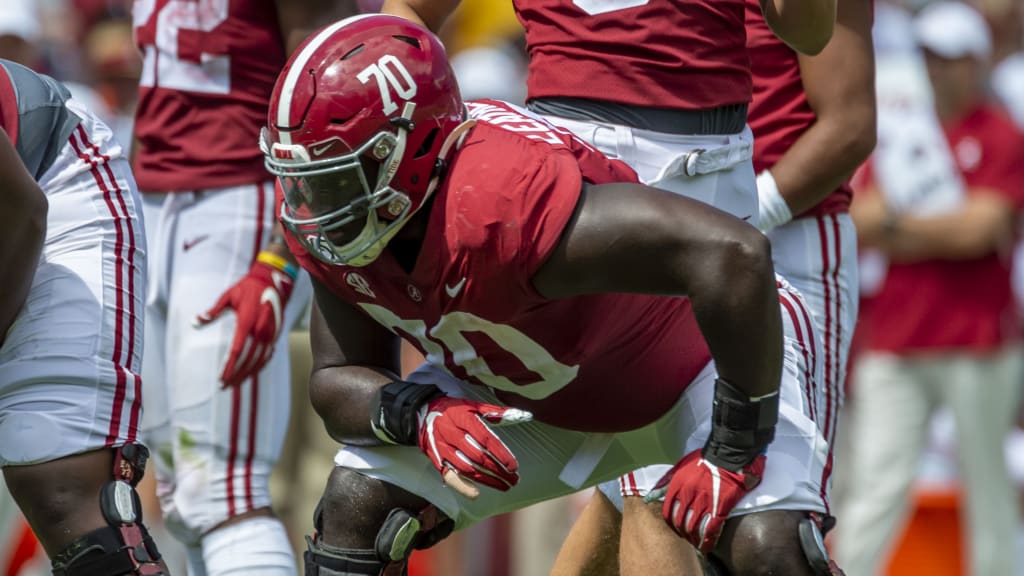 Alex Leatherwood: Draft rankings 'put a chip on my shoulder'