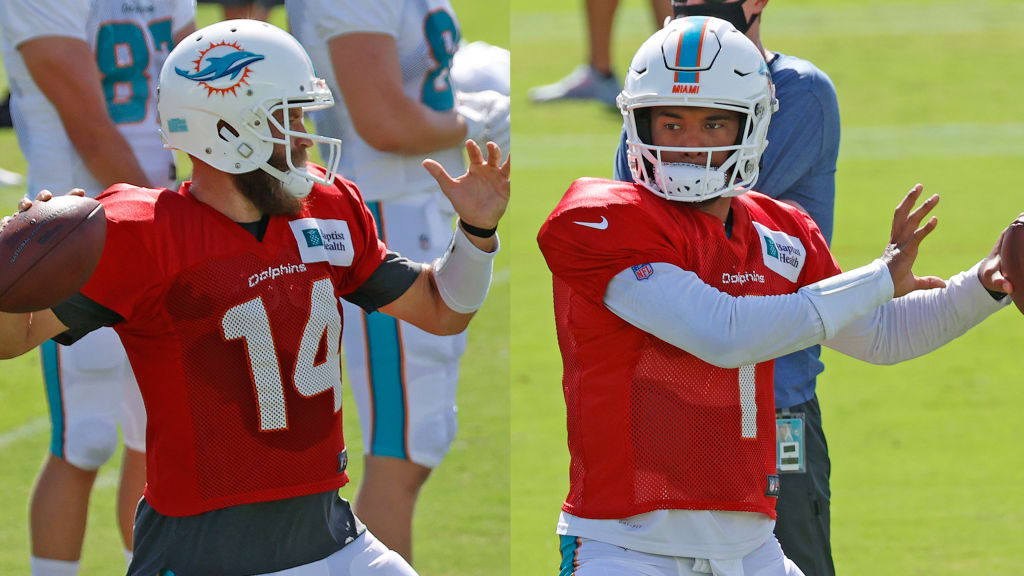 Leadership skills give Ryan Fitzpatrick edge in Dolphins QB battle