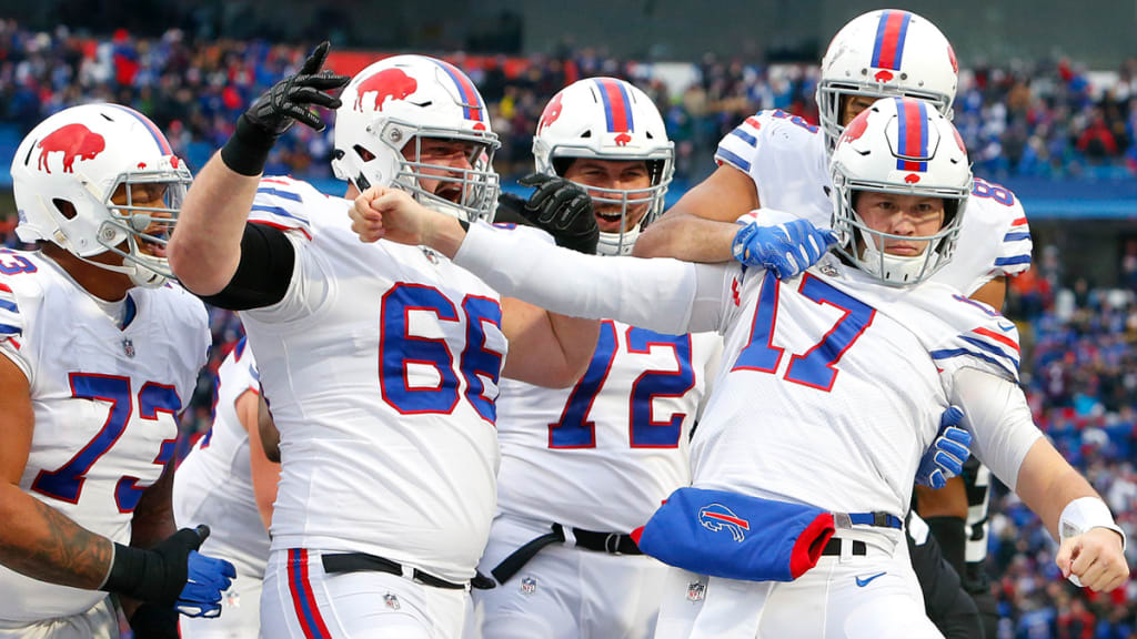 Hey, Bills fans! Browns fan here. I'm making desktop wallpapers for the  entire 2018 rookie QB class, and here's Josh Allen! Enjoy! :) :  r/buffalobills