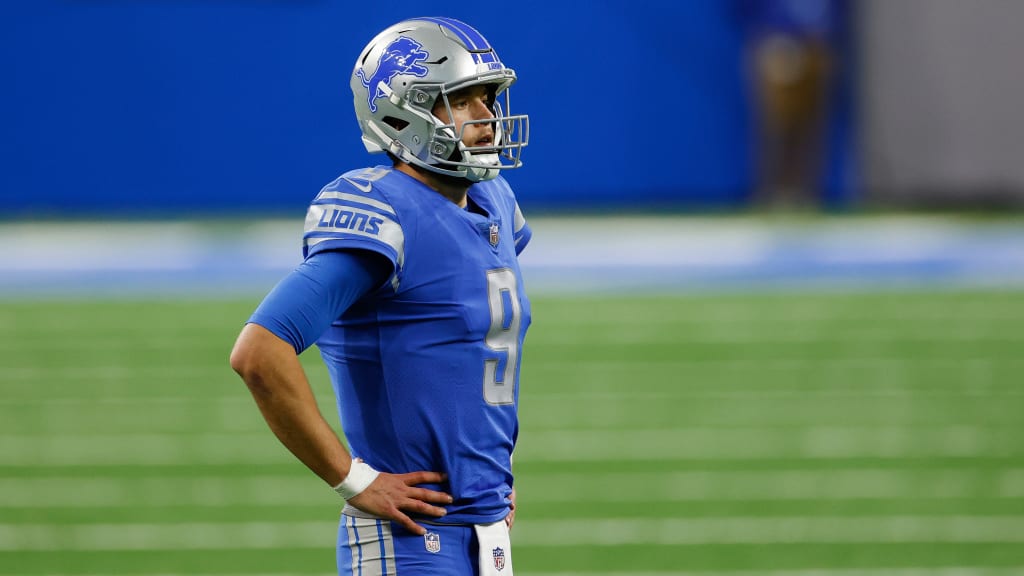 Matthew Stafford Addresses The Media As The Team Prepares To Take On The  Cincinnati Bengals 