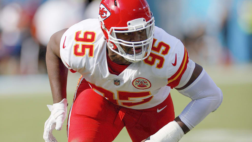 Kansas City Chiefs defensive tackle Chris Jones (95) against the Las Vegas  Raiders in an NFL