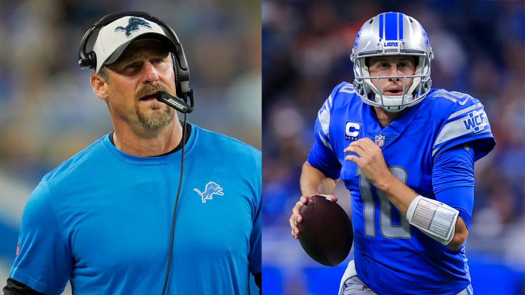 Lions HC Dan Campbell 'leaning toward' starting Jared Goff (oblique) at QB  vs. Bears