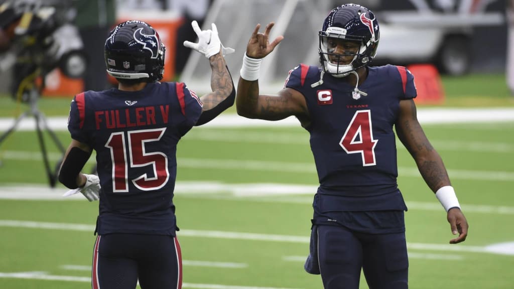 Watson throws 5 TDs, 3 to Fuller; Texans top Falcons 53-32 - The