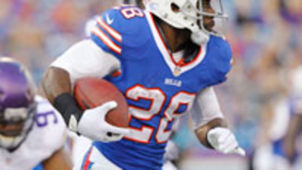 Buffalo Bills' C.J. Spiller could carry 20 times per game