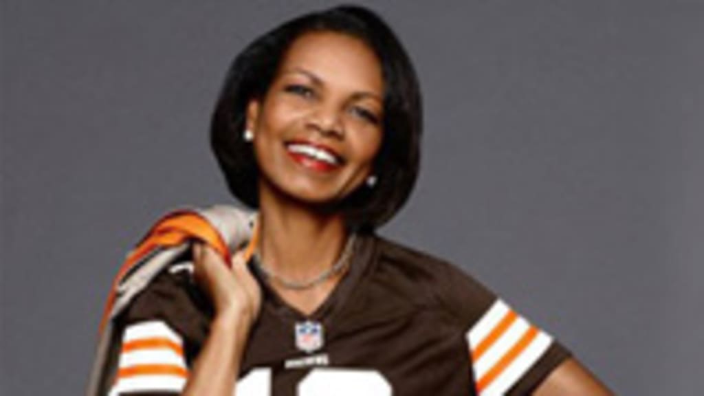 Condoleezza Rice stars in new NFL apparel blitz