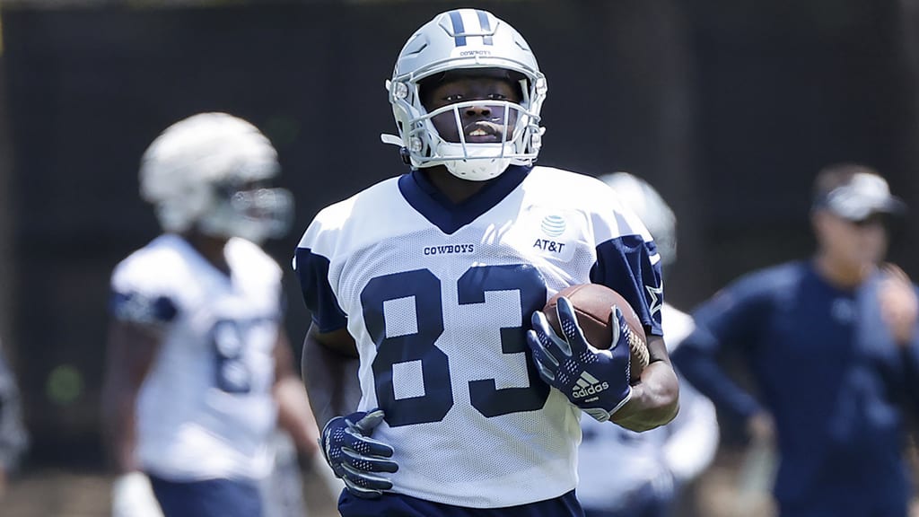 Cowboys receiver James Washington carted off practice field with foot  injury 