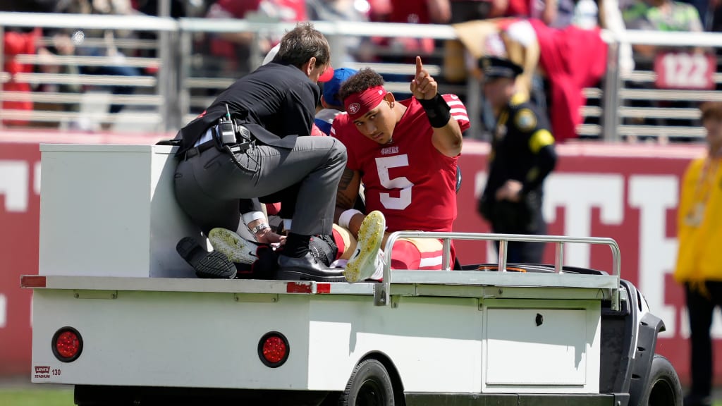 Trey Lance: San Francisco 49ers quarterback out for season after suffering  fractured ankle against Seattle Seahawks, NFL News