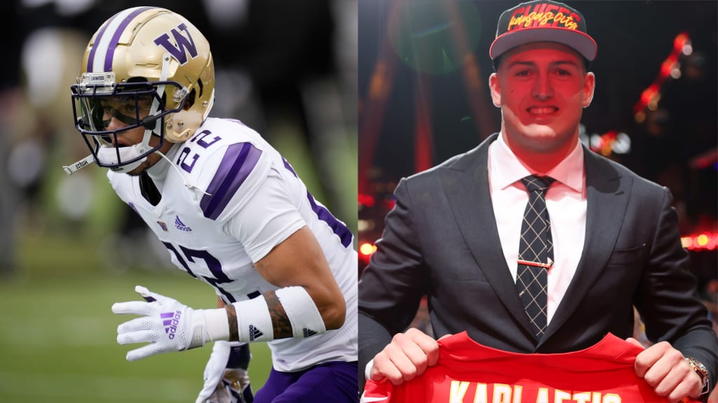 Chiefs trade up to select Washington DB Trent McDuffie at No. 21, add  Purdue DE George Karlaftis