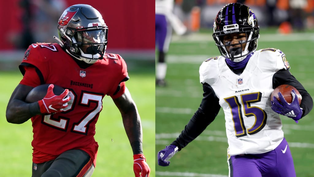 Buccaneers' Ronald Jones, Ravens' Marquise Brown placed on reserve