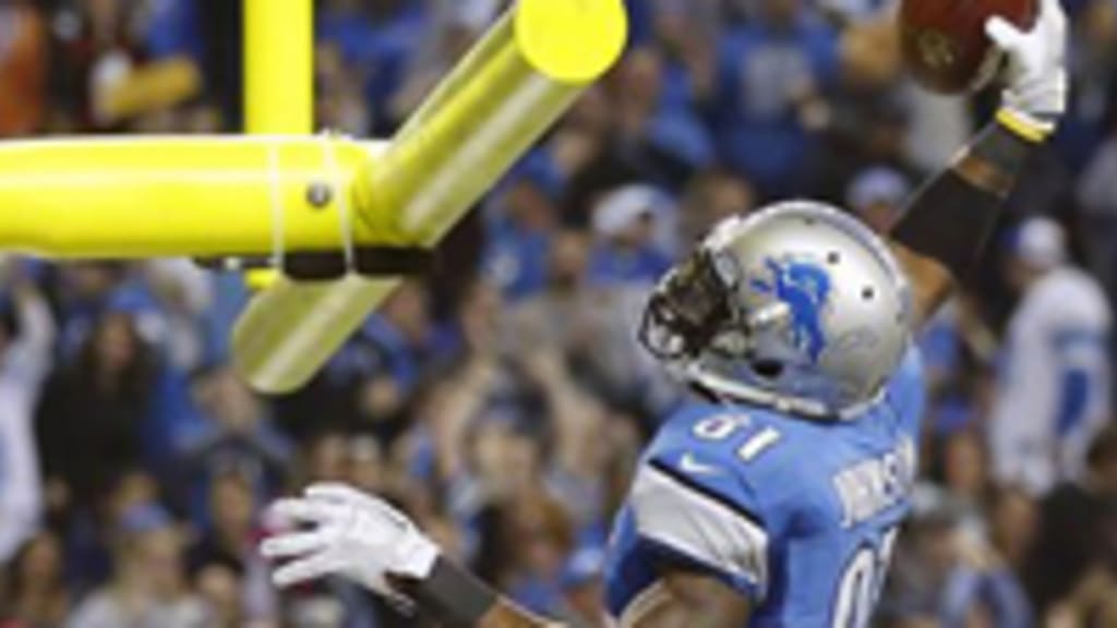 Detroit Lions WR Calvin Johnson happy to be in the NFL record book 