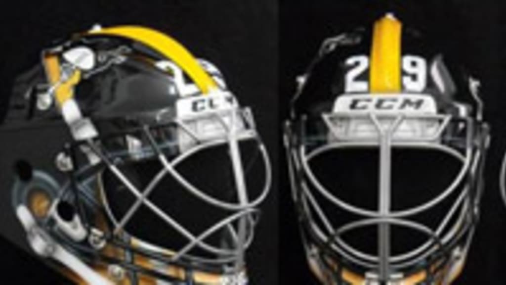 Fleury to wear Pittsburgh Steelers goalie mask
