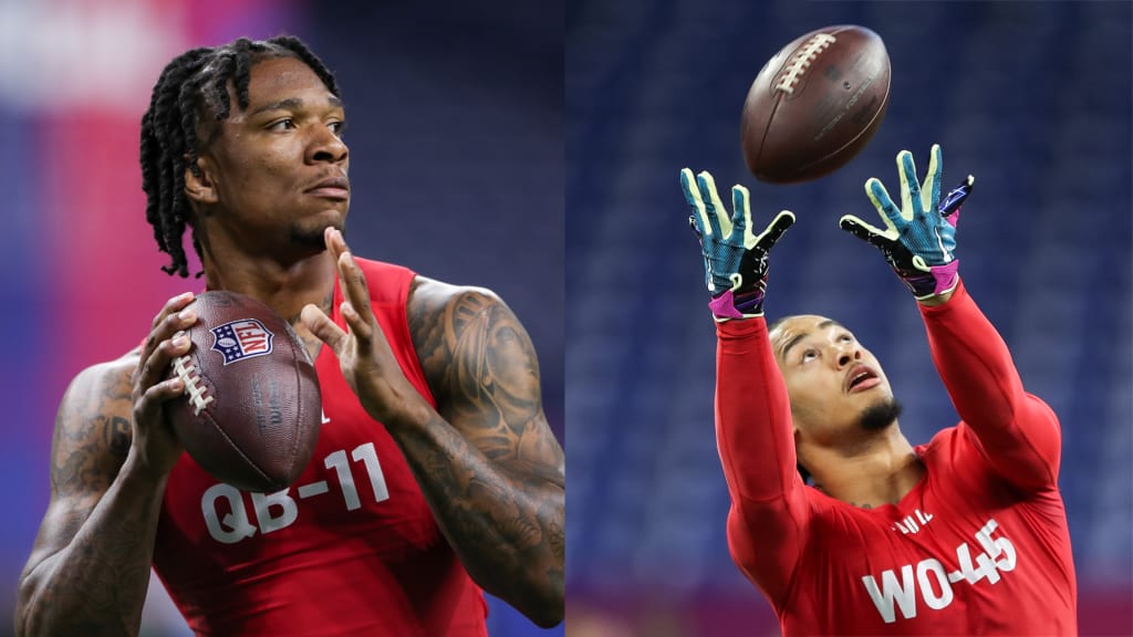 2023 NFL Scouting Combine results for wide receivers and tight