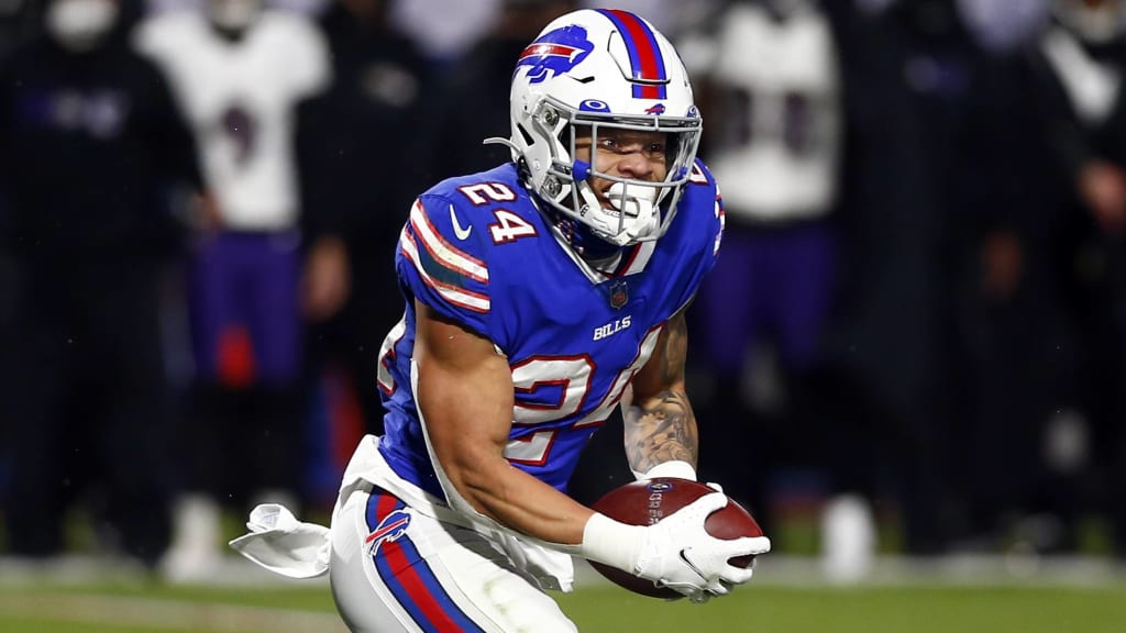 Buffalo Bills' Taron Johnson scores 101-yard pick-six!