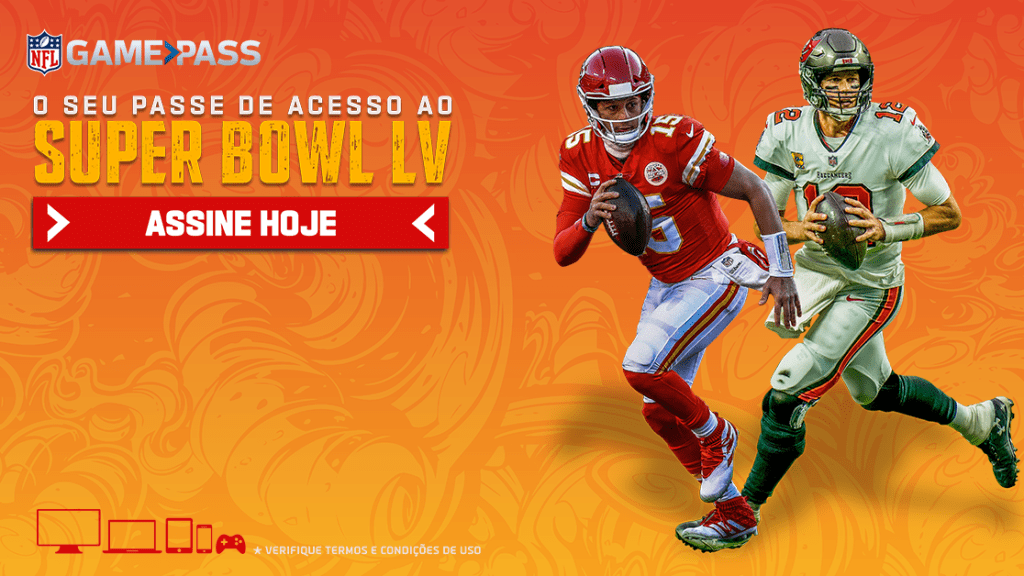 ASSISTA A TODOS OS JOGOS NO NFL GAME PASS!