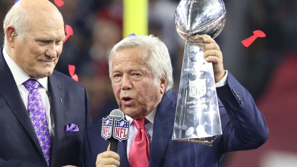 Robert Kraft says he has rewatched Super Bowl 51 'probably 15' times