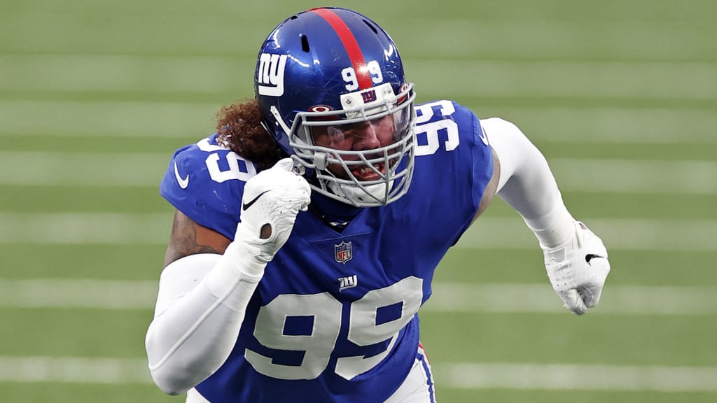 New York Giants defensive end Leonard Williams (99) in action against  Arizona Cardinals offensi …