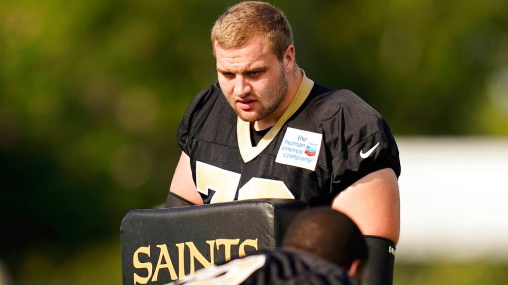 Saints rookie tackle Trevor Penning kicked out of practice after third altercation in three days