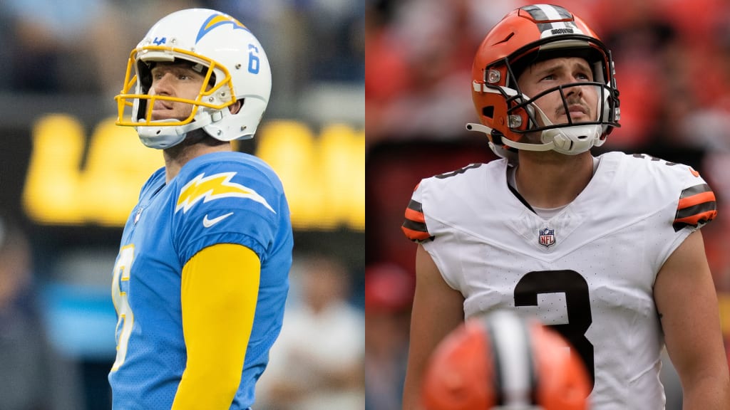 Browns acquiring kicker Dustin Hopkins from Chargers in trade, releasing  Cade York