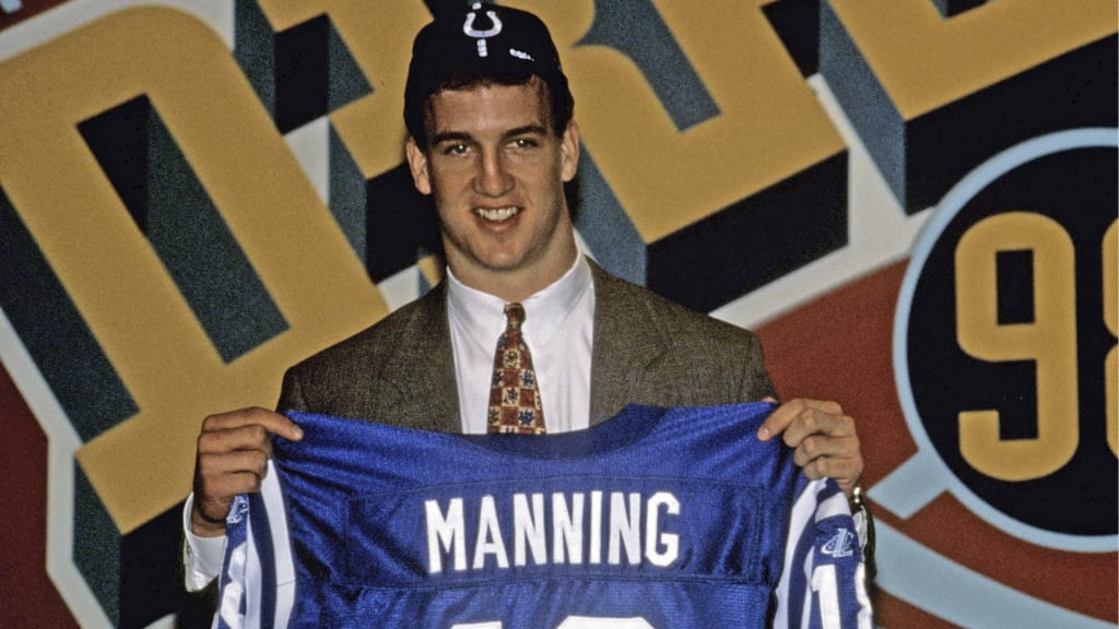 1998 NFL Draft: VFL Peyton Manning selected No. 1 overall