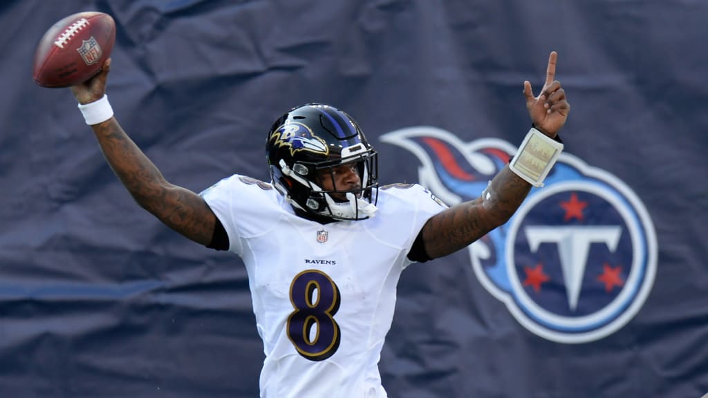 Ravens' Lamar Jackson sprints for 48-yard TD vs. Titans, second