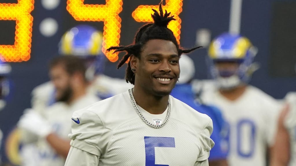 Jalen Ramsey is All Smiles in New Rams Number