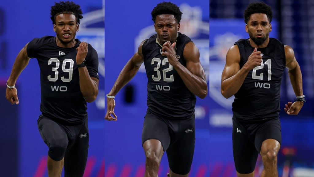 Tyquan Thornton's 4.28 40-yard dash headlines fastest receiver class ever  at NFL Scouting Combine