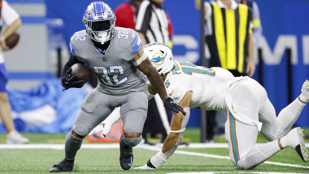 Detroit Lions running back D'Andre Swift (ankle) misses practice