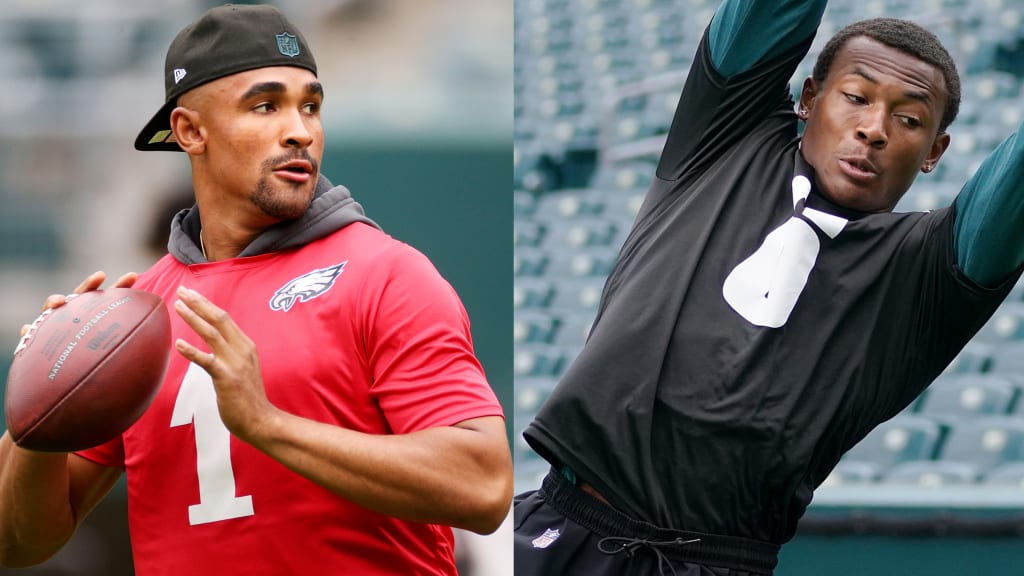 Eagles receiver DeVonta Smith dishes on Jalen Hurts, the 8-0 start; says  this is 'one of the funnest teams' he's been on