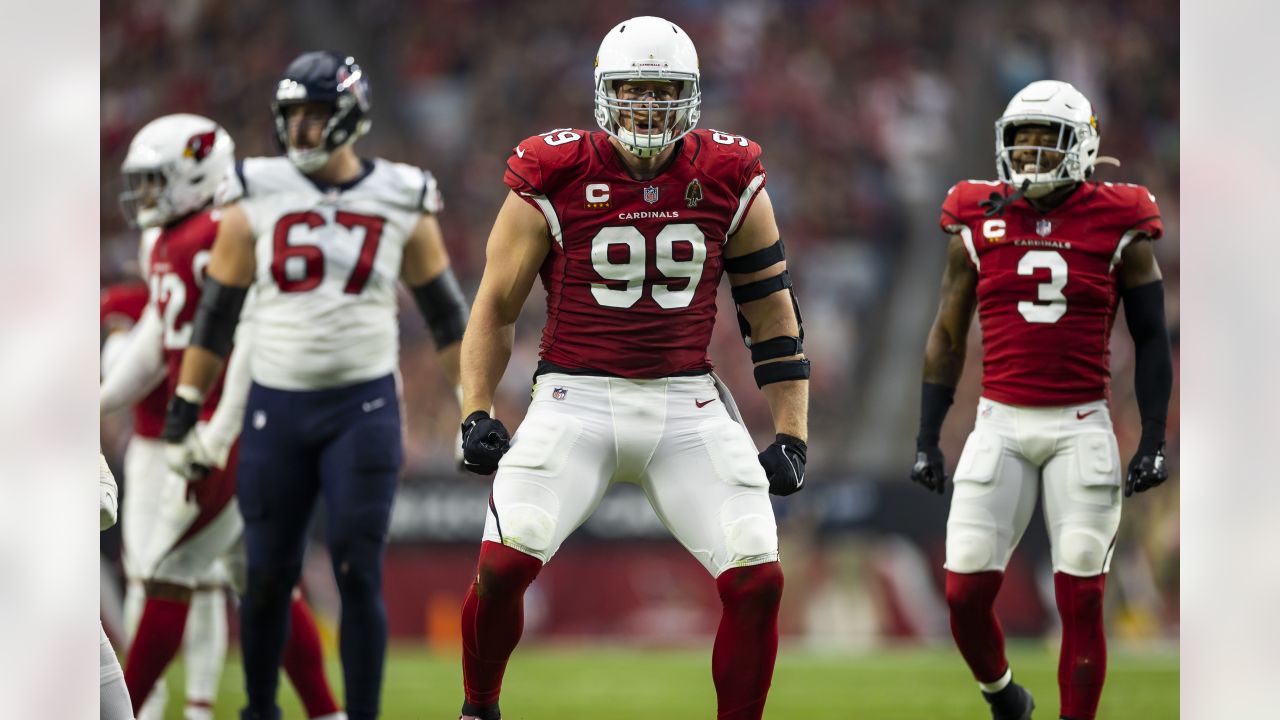 Arizona Cardinals defensive end J.J. Watt (99) walks on the