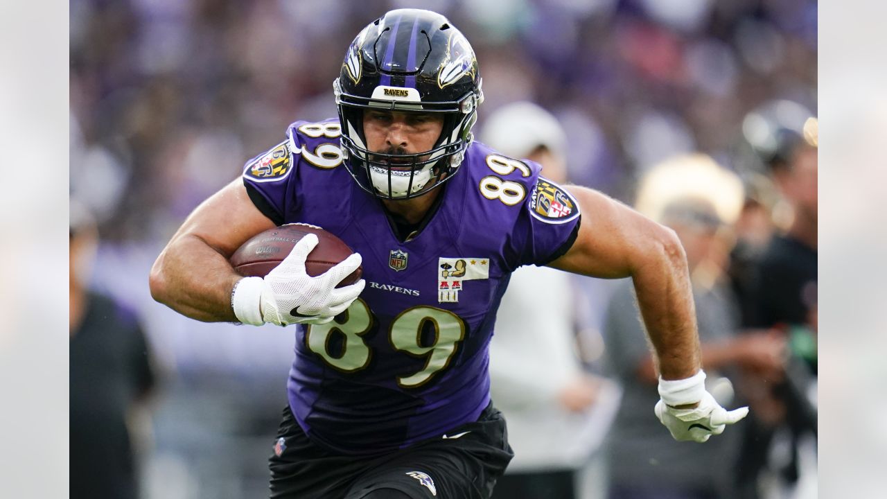 July 29, 2023: Baltimore Ravens TE Mark Andrews (89) participates in  training camp at M&T Bank